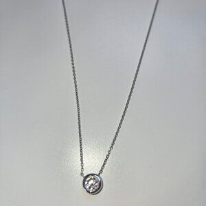 Roberto Coin 18k white gold diamond necklace
